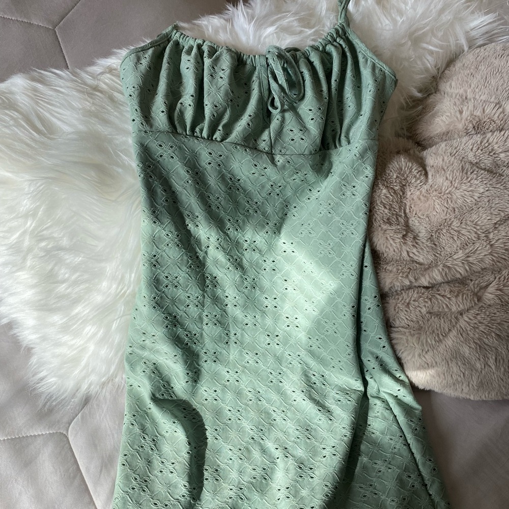 Green dress